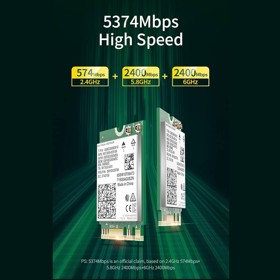 Intel AX210NGW Wi-Fi6E 無線LANカード ✦新品4個セット 楽天市場】Wi-Fi 6E PCIe 無線LANカード (2.4GHz/5GHz/6GHz