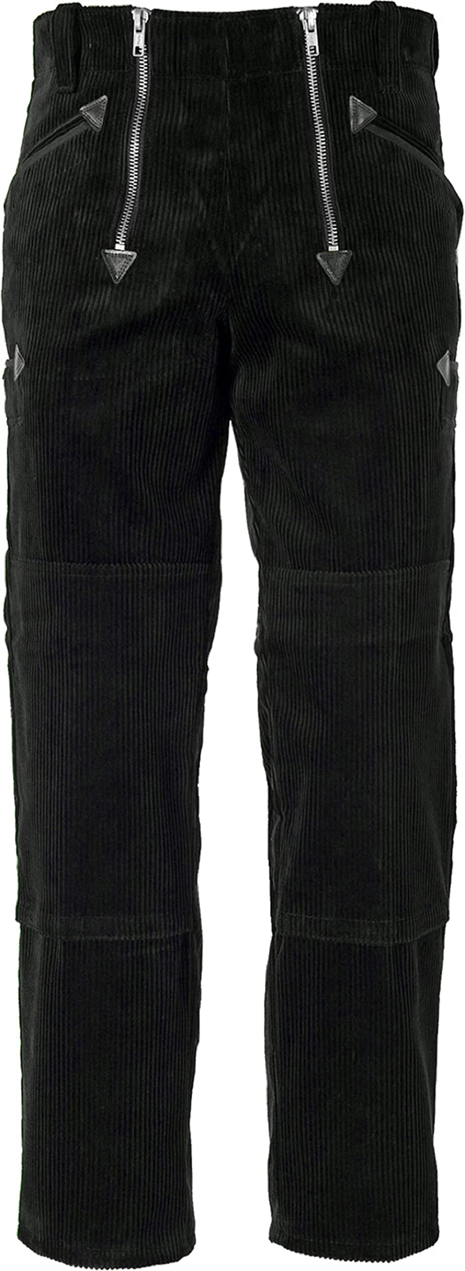 Job Zunfthose Trenkercord/Cord/mit Knietaschen/schwarz/Dachdecker/Zimmermann