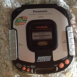 Amazon.com: Panasonic Shockwave Portable Compact Disc Player, SL