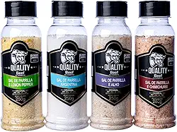 Quality Beef Kit de Temperos Sal de Parrilla 4 Sabores 250g