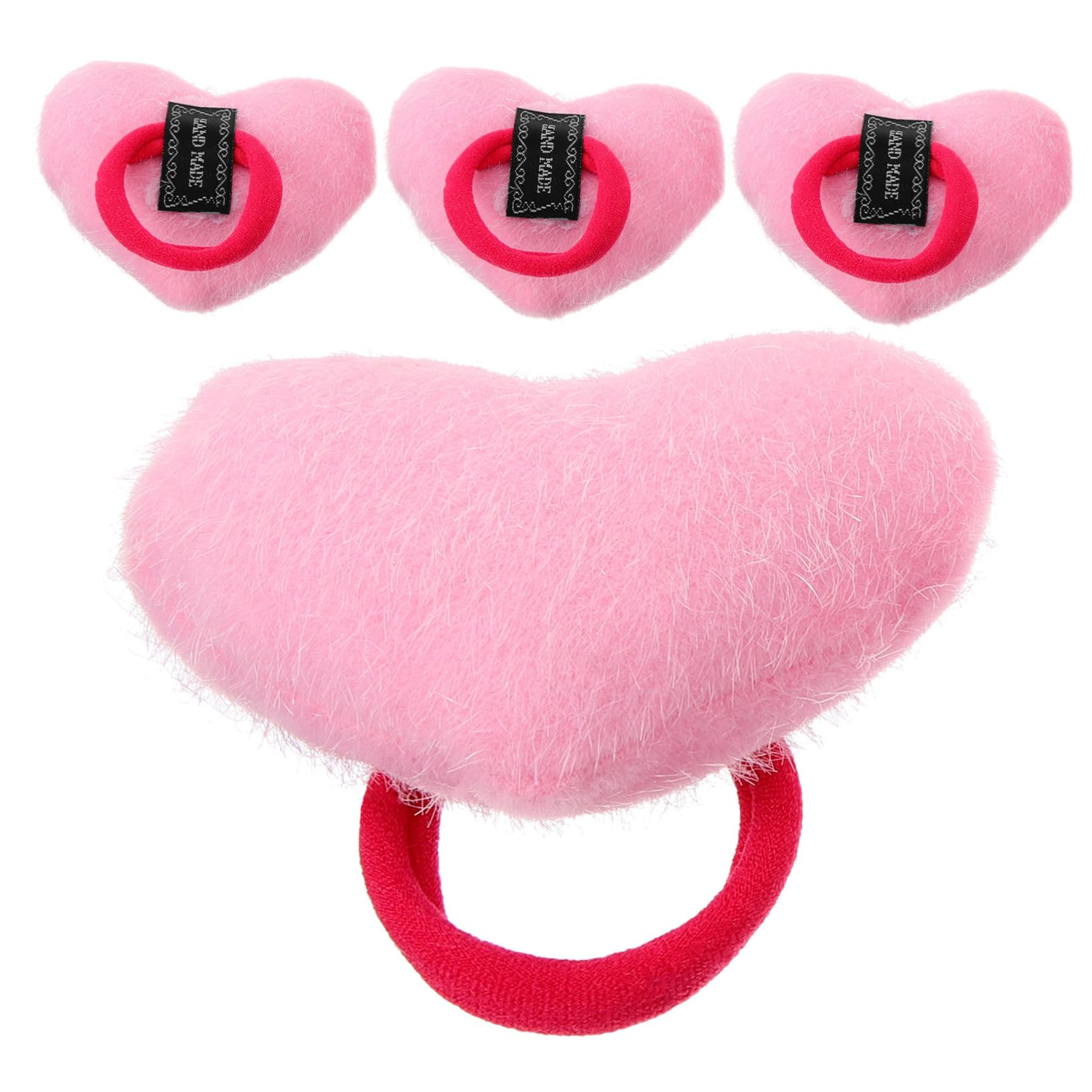 SEWACC 4Pcs Heart Shaped Sewing Pin Cushion Durable Wear Resistant Needle Holder for Daily Sewing Cross Stitch Crafting for Easy Organization