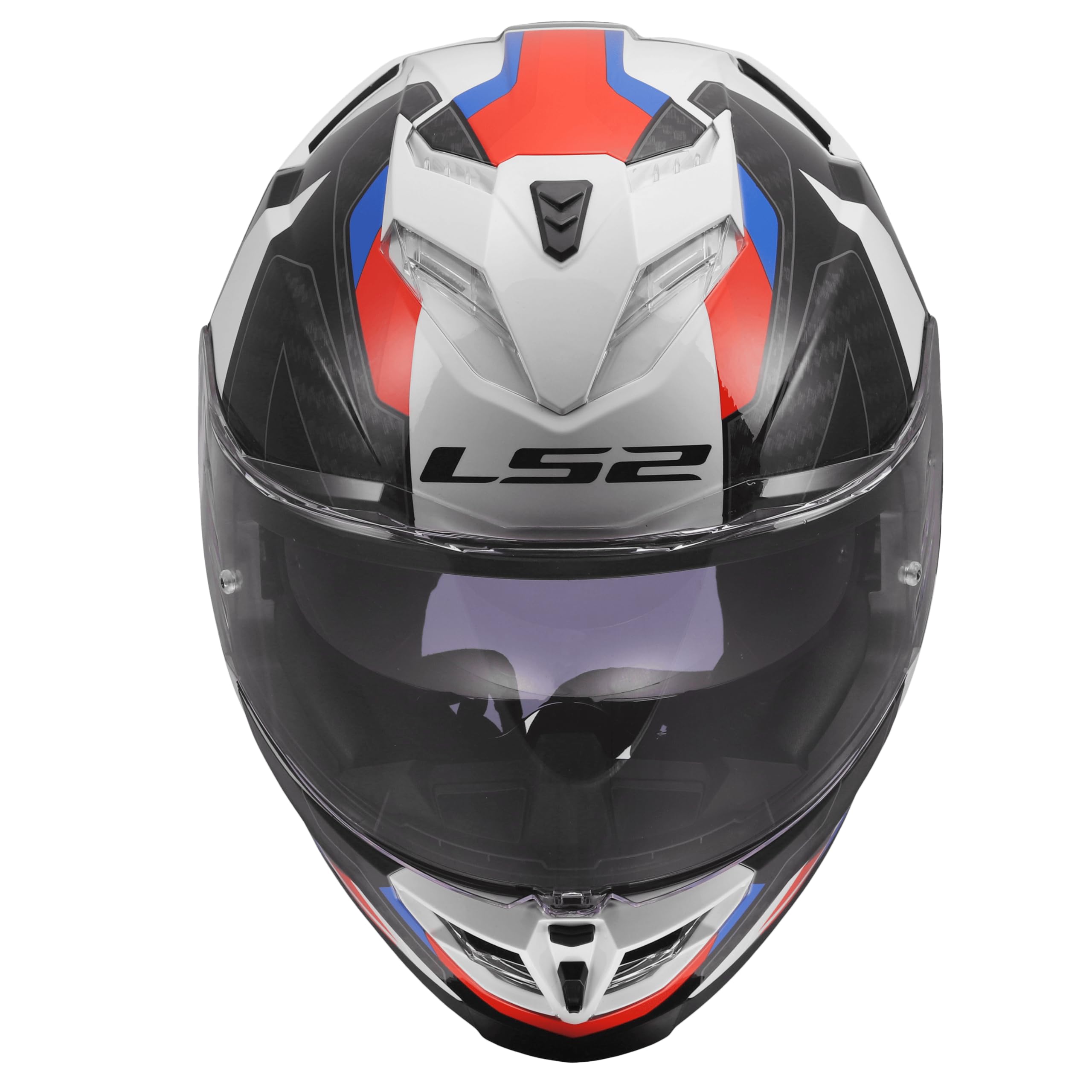 LS2, Casco Moto Integral STORM III SPORTY White Blue Red, XXS