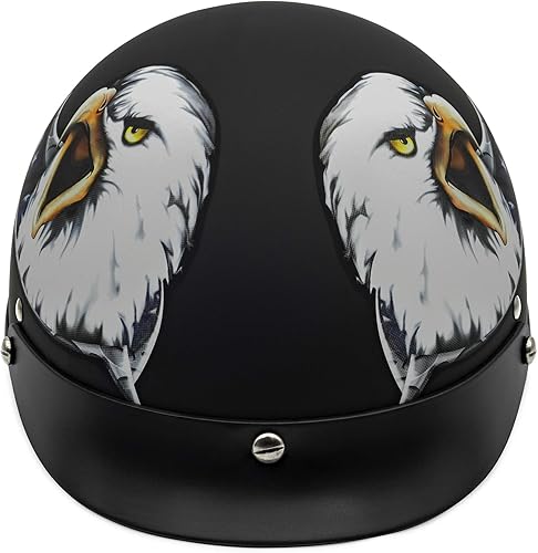 Miniatura 3 de VCAN Cruiser Patriotic Eagle USA Graphics - Casco para motocicleta