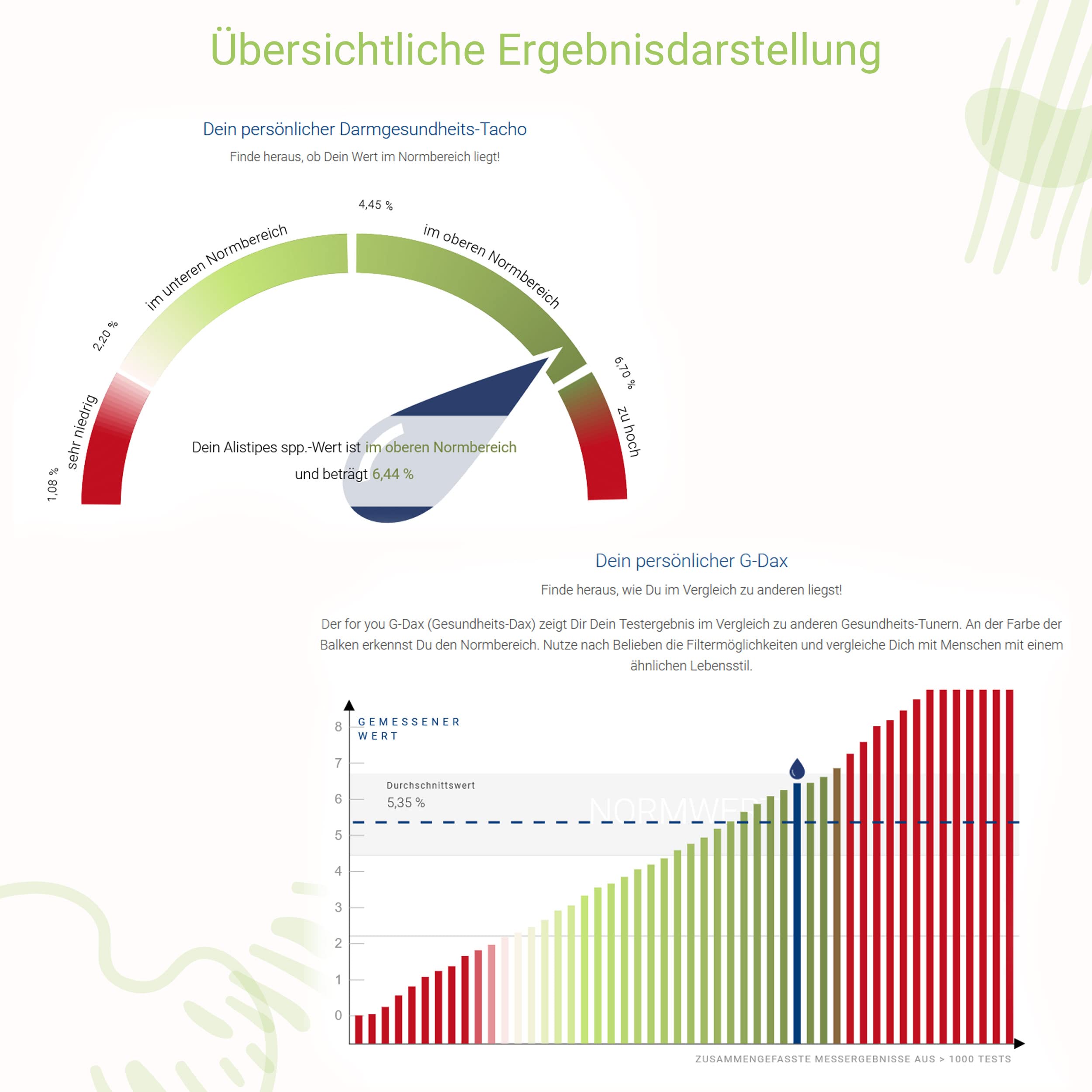 for you Mikrobiom-Analyse für Zuhause – Darmtest zur Bestimmung von Mikrobiom-Vielfalt, 81 Bakterien & Pilzen, Enterotyp – Laboranalyse mit Empfehlungen