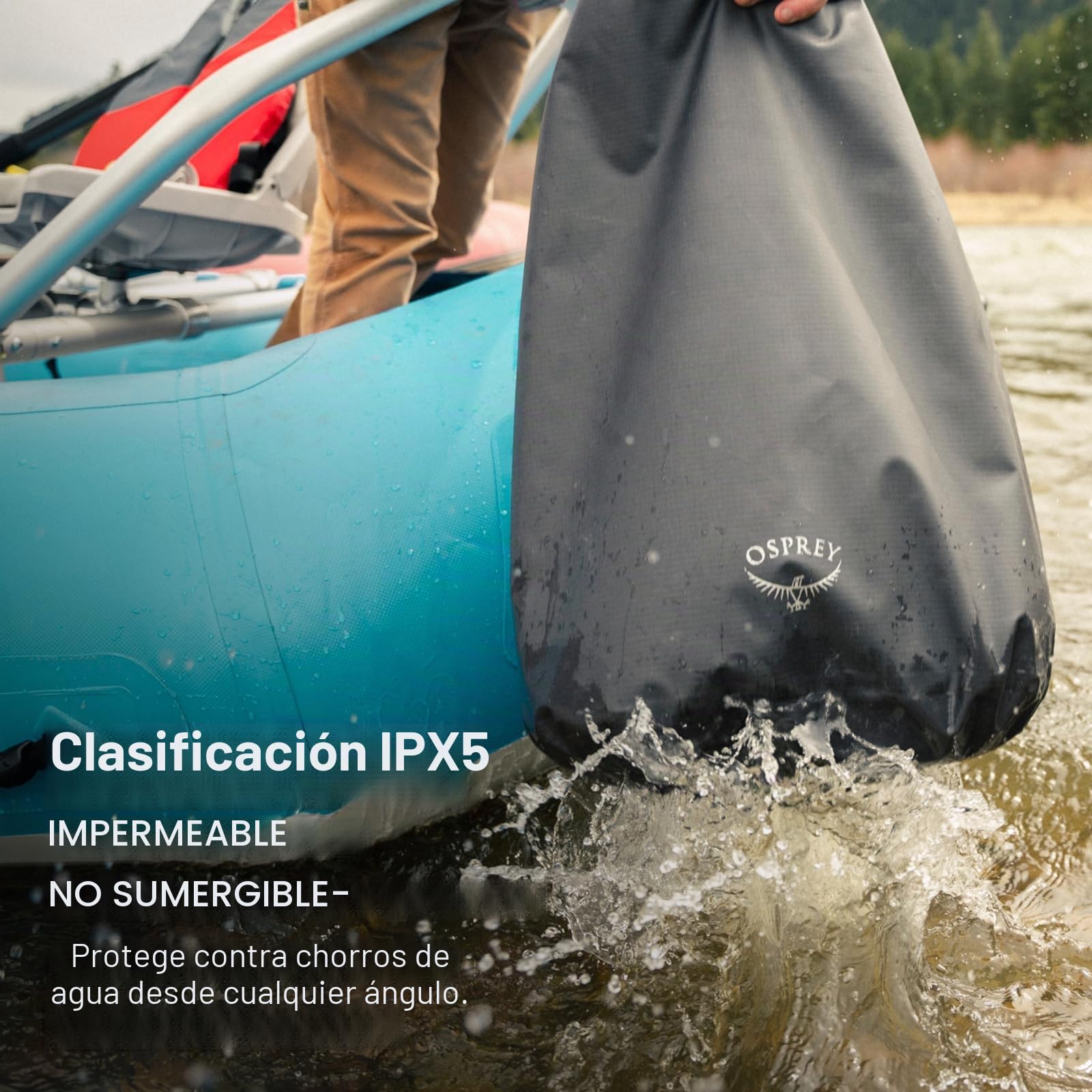 Osprey Wildwater Bolsa Impermeable, impermeabilidad IPX5