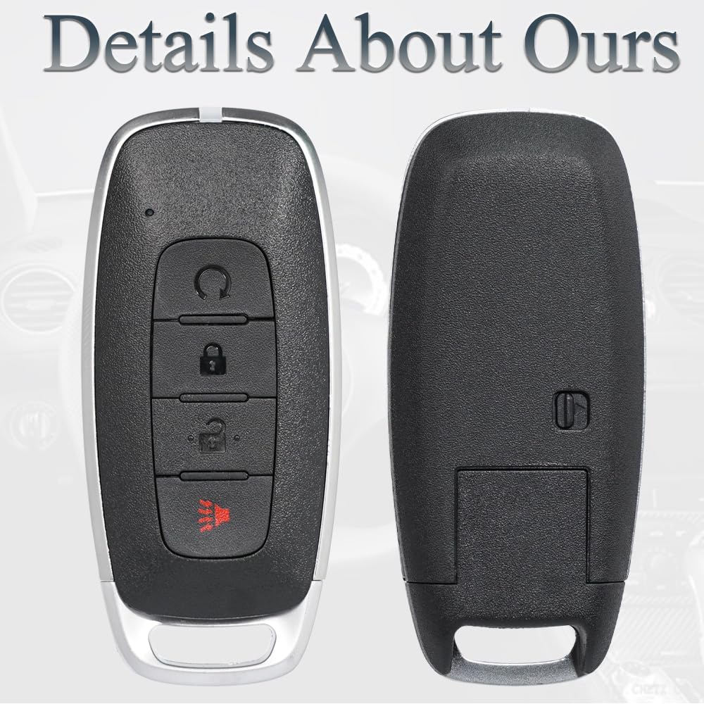 SUPALAND Key Fob Keyless Entry Fits for Nissan Kicks Pathfinder Rogue 2022 2023 2024 2025 / 2025 Armada Remote Control Key Replacement KR5TXPZ3 285E3-6RA5A S180144120 4-Button