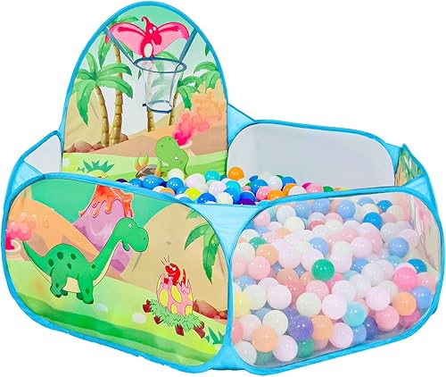 1 tienda de campaña de regalo para niños, tienda de campaña estilo dinosaurio TTLOJ para niños y niñas, casa de juegos para niños, juguetes para