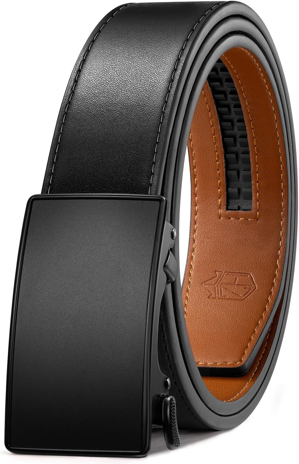 Ratchet Belts for Men,Adjustable for Gift mens belt Leather For Dress and Casual Trim to Fit,Men's Accessories