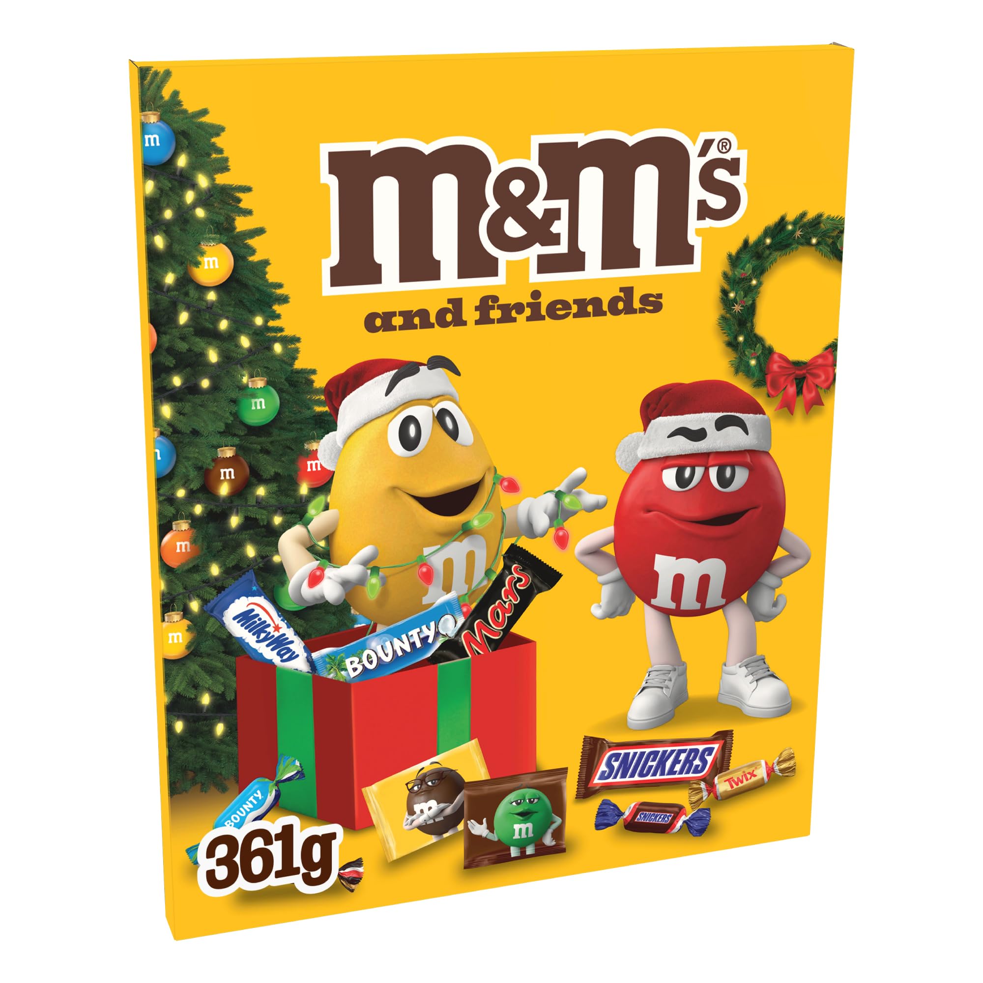 M&M’s & Friends Christmas Calendar – 361g Christmas Variety Pack