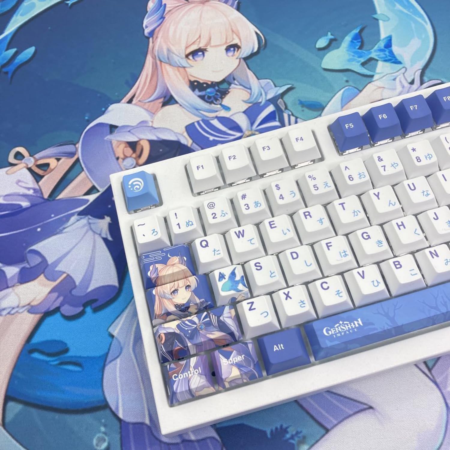 原神 珊瑚宮心海 キーボード（箱付き） Amazon | 原神（げんしん） 珊瑚宮心海 真珠の智Ver. メカニカル