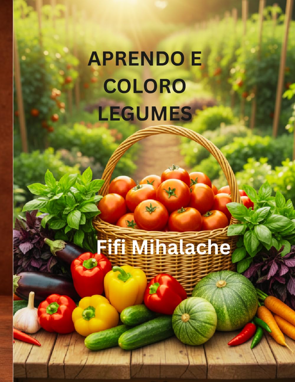 APRENDO E COLORO LEGUMES: Para crianças com idades entre 4 e 10 anos