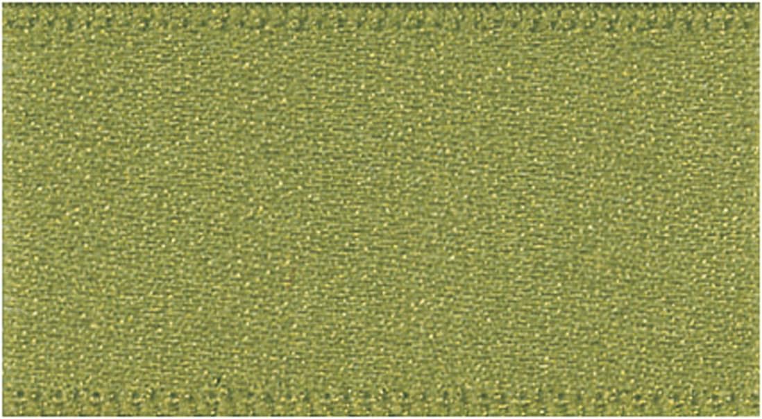 Berisfords Double FACE Poly Satin Ribbon, Moss, 5 mm - Image 3
