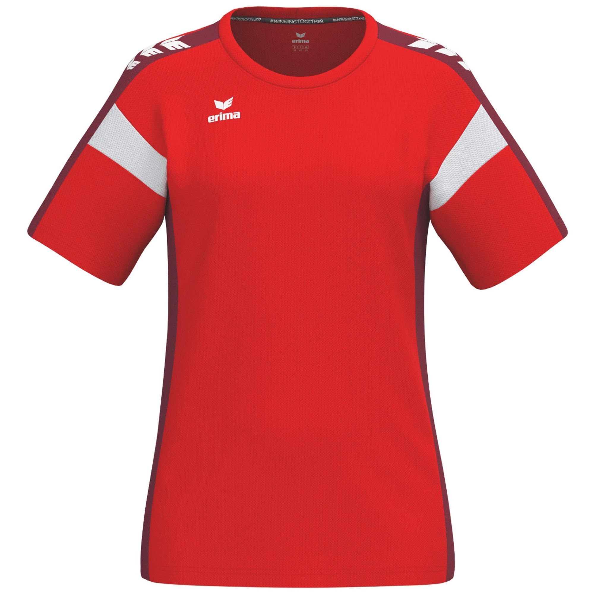 Erima Women's Celebrate 125 Functional T-Shirt (1082510), Red/New Bordeaux, 34