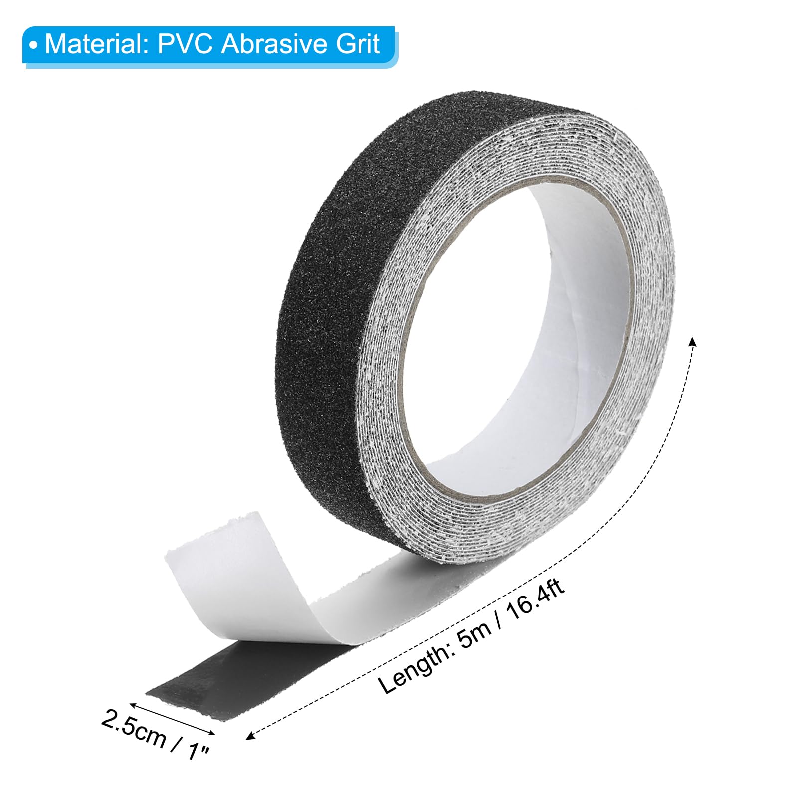 PATIKIL 1 Inch x 16 Ft/2.5cm x 5m Anti Slip Traction Tape - Image 2