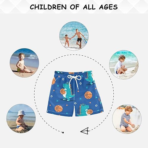 Miniatura 4 de Dussdil Boy's Boys Swim Trunks Kid's Toddler Swim Board Shorts Beach Swimwear Swimsuit Bathing Suits