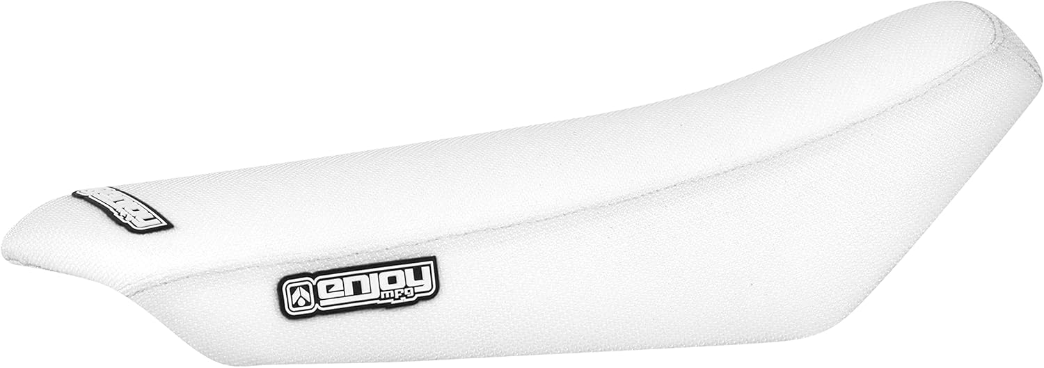 Enjoy Mfg Seat Cover - Compatible with Talaria Sting E-Bike Electric Motorcycle #362 (All White Standard)
