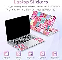 Vista 86 de Adhesivo para laptop de 12.1-15.6 pulgadas, calcomanía reutilizable universal de vinilo para laptop, protector de arte impermeable en color panal