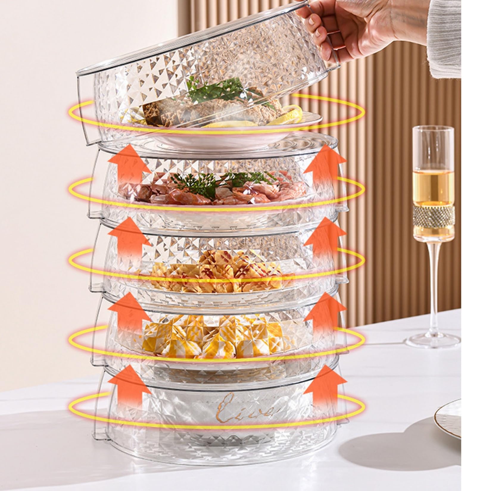Amazon｜食卓カバー フードカバー キッチンカバー 虫よけ 埃よけ 
