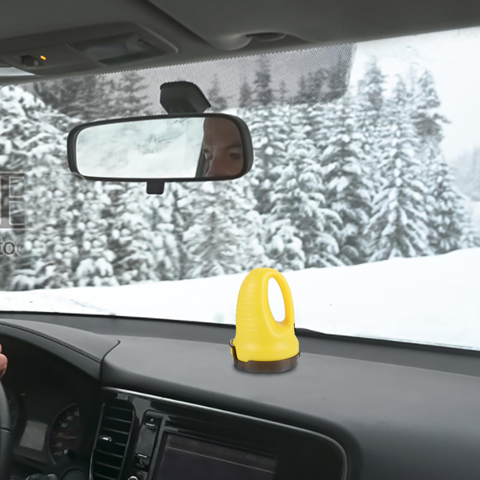 Supvox Elektrischer Auto Eiskratzer Schneeschaber Windschutzscheiben Reinigungswerkzeug Abs Gelb Praktische Winter Ausstattung Frostentferner Für Outdoor