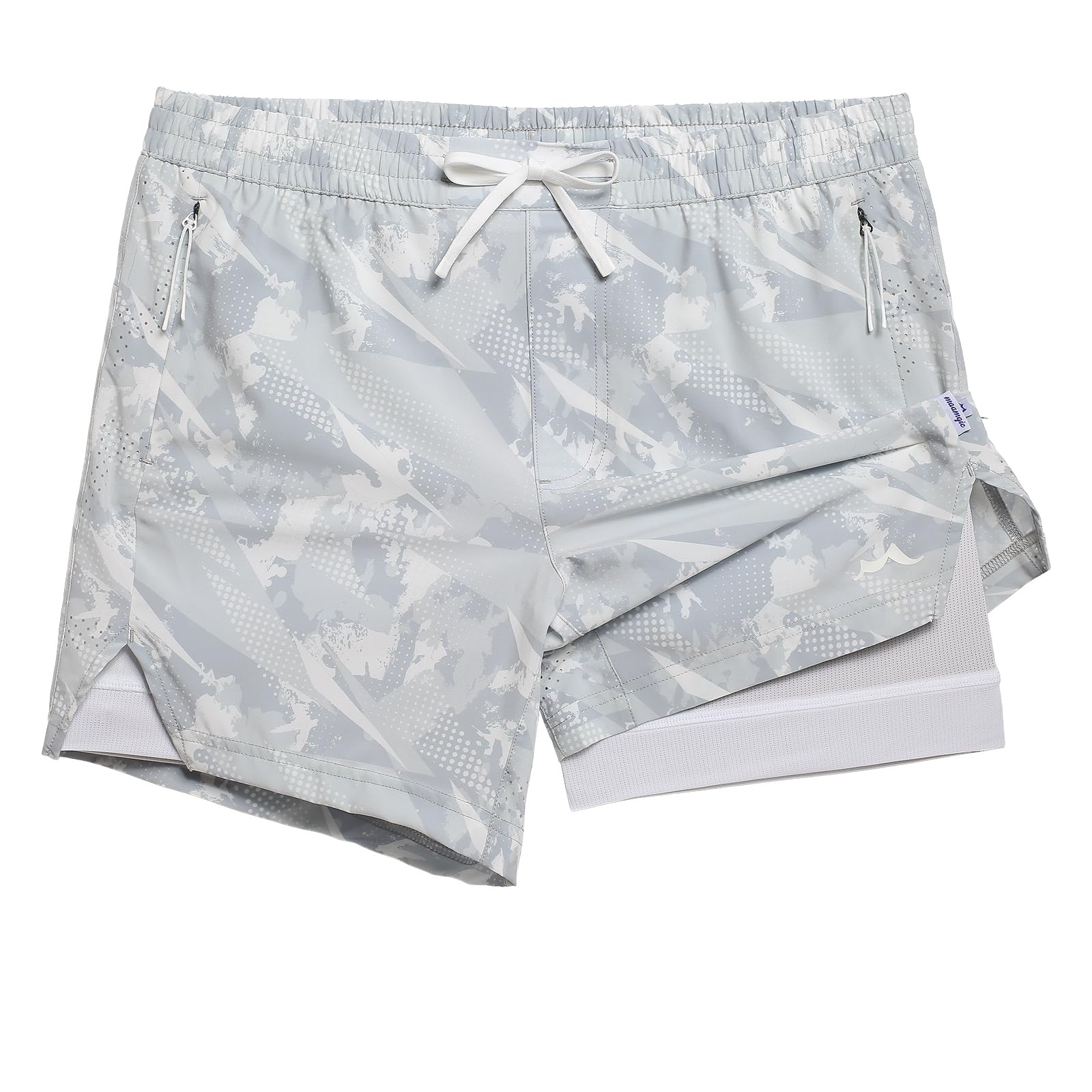 maamgic Men's Athletic Running Shorts with Liner Ultra Lightweight Workout Shorts 5"/ 7"