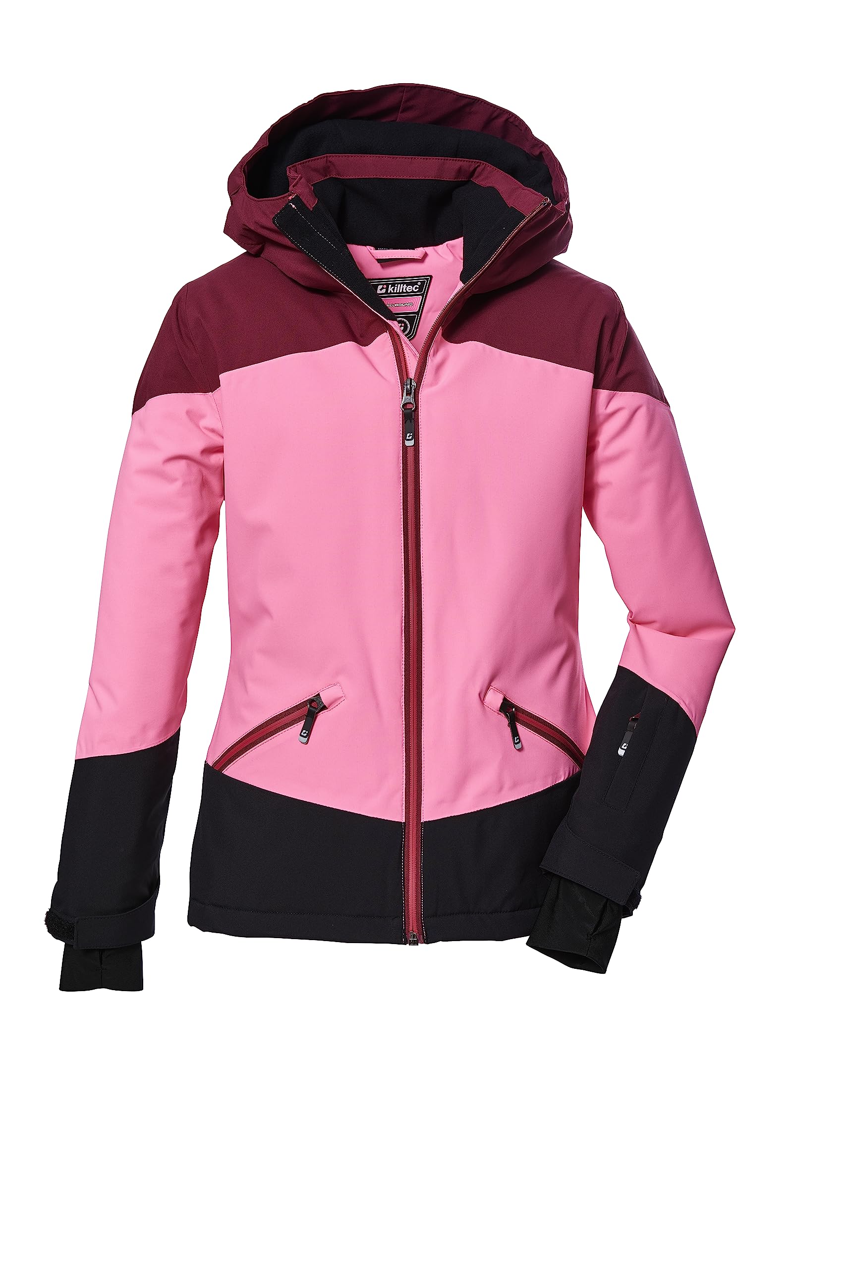 killtec Meisjes Waterdichte ski-jas/functioneel jack met capuchon en sneeuwvanger KSW 151 GRLS SKI JCKT, light neon pink, 152, 41187-000 killtec Meisjes Waterdichte ski-jas/functioneel jack met capuchon en sneeuwvanger KSW 151 GRLS SKI JCKT, light neon pink, 152, 41187-000