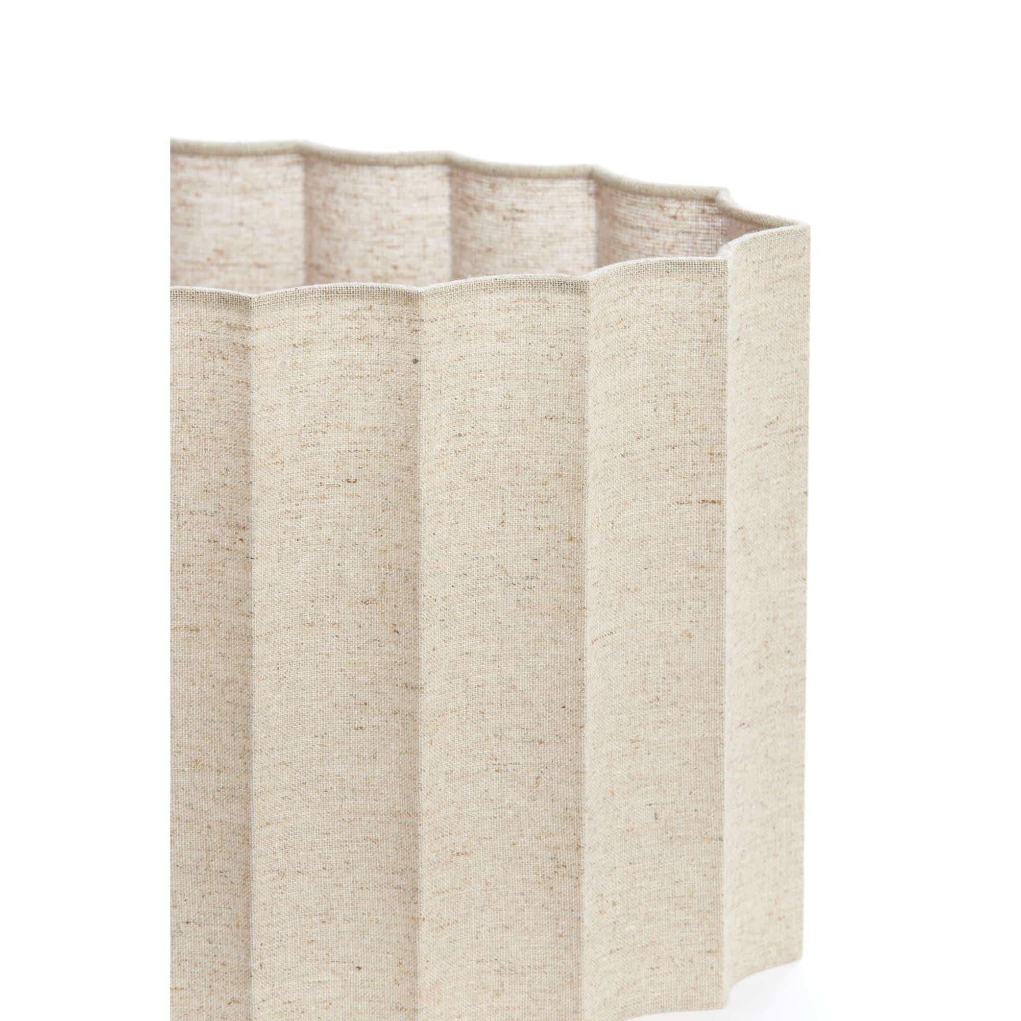 Light & Living Lampenschirm oval Disli - Creme - 58x24x27cm | Oval - Modern - Textilien