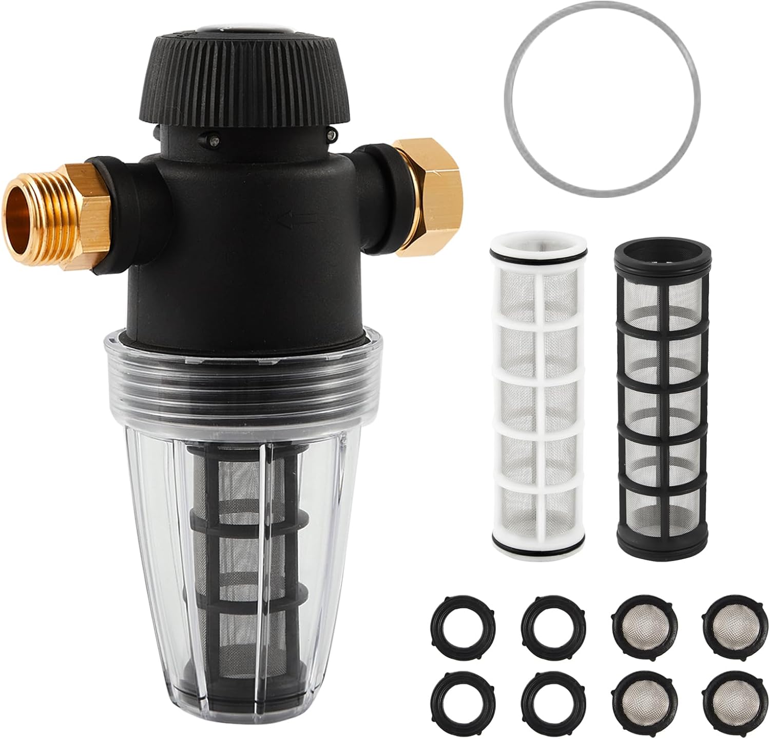 Raincovo Garden Hose Filter, Inline Water Filter for