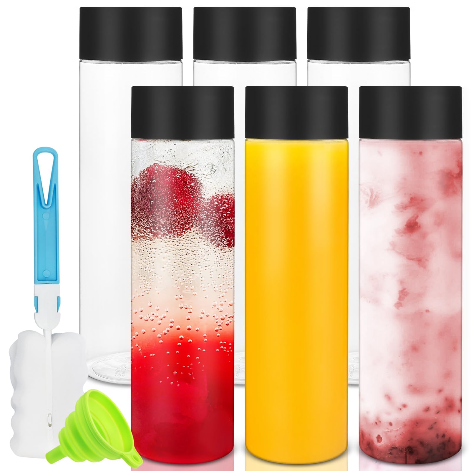 Bouteilles 400 ml en plastique pour conserver vos jus frais maison