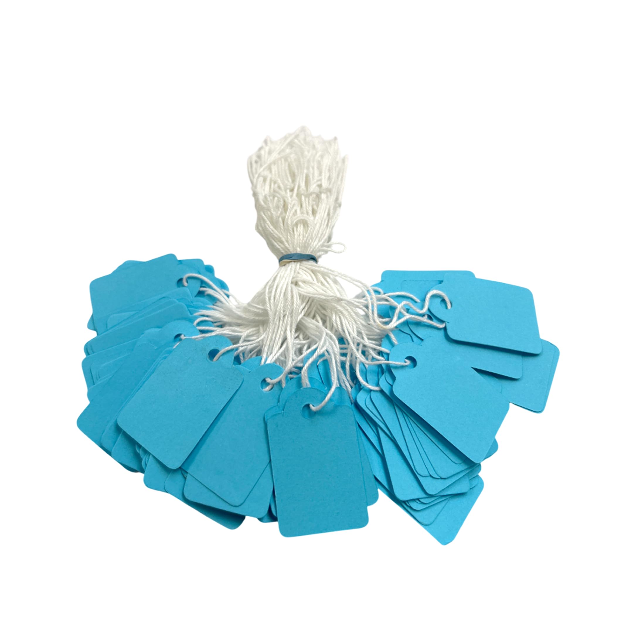 Pack of 600 Medium Blue Strung Tags Price Tickets 25 x 39mm