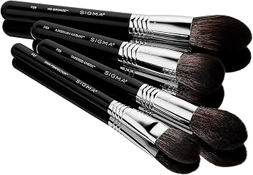 Sigma Beauty F29 HD Bronzer Brush – Tapered Makeup Brush with Ultra-Soft Synthetic Fibers for Flawless Application – Perfect for Bronzer, Setting, All-Over Use