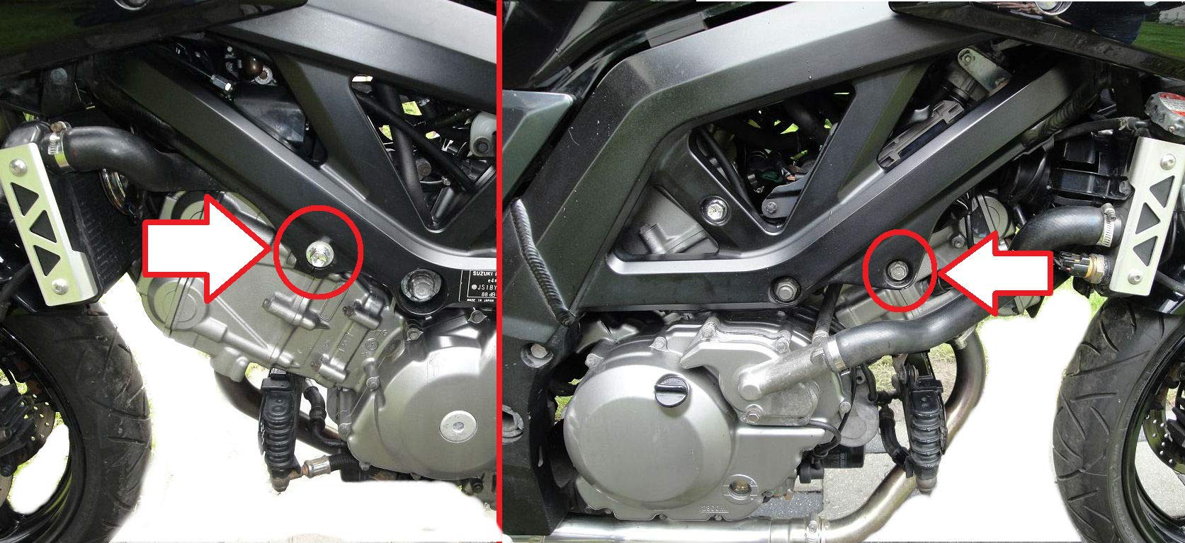 Suzuki SV 650 2003-2014 - Crash Pads PROTECTEURS CURSEURS BOBBINS Sliders TAMPONS