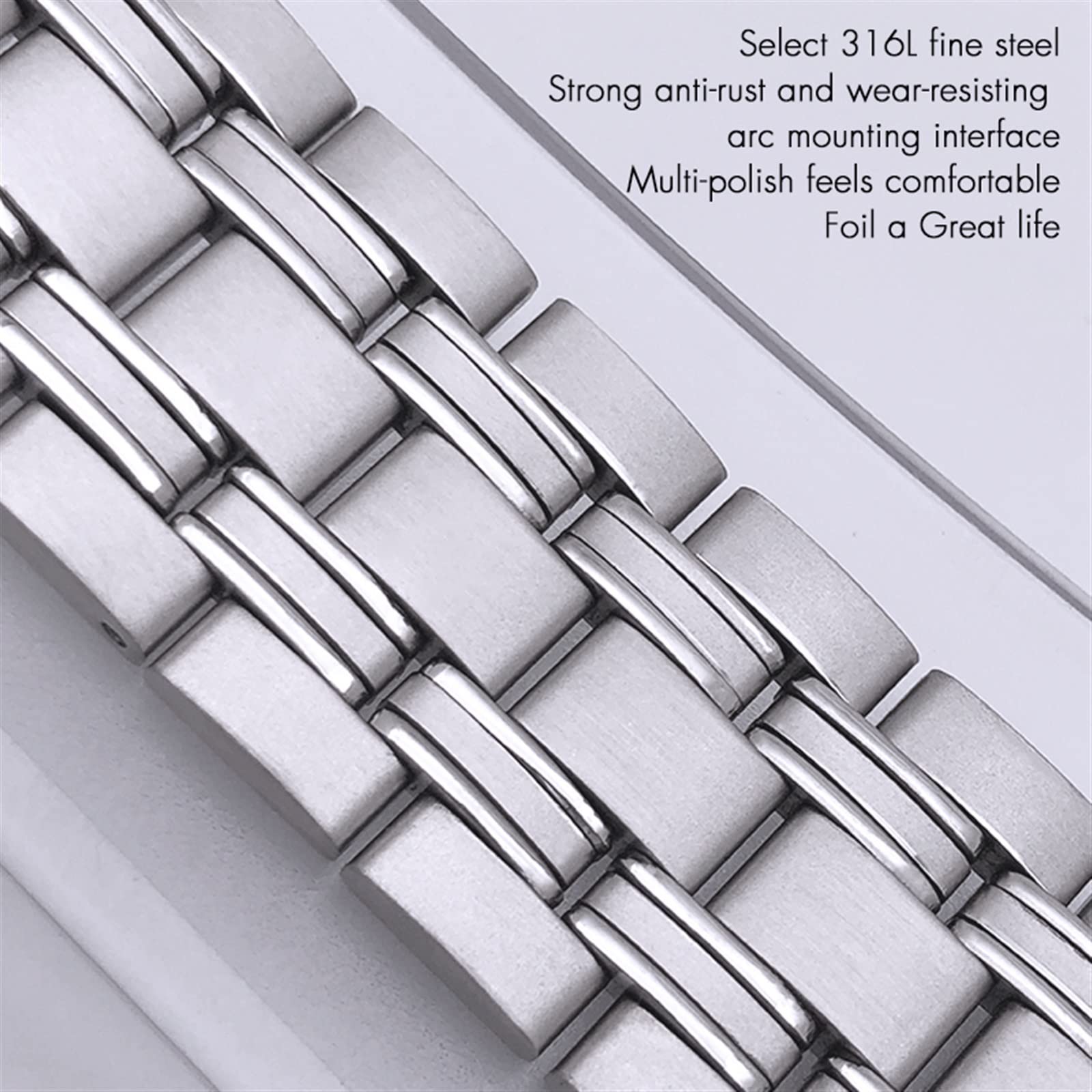 20 mm 22 mm 316L pasek do zegarka ze stali nierdzewnej do zegarka Omega Seamaster 300 m Speedmaster Planet Ocean 600 pasek do zegarka bransoletka pasek