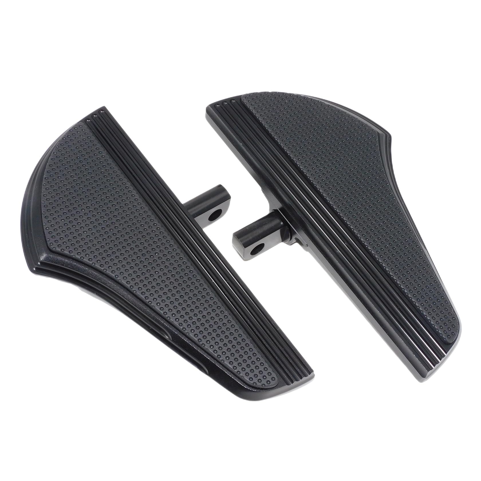 Estribo De Goma CNC para Motocicleta, Estriberas Montaje Macho para Pasajero, para Harley Sportster XL Touring Road Glide Softail Dyna