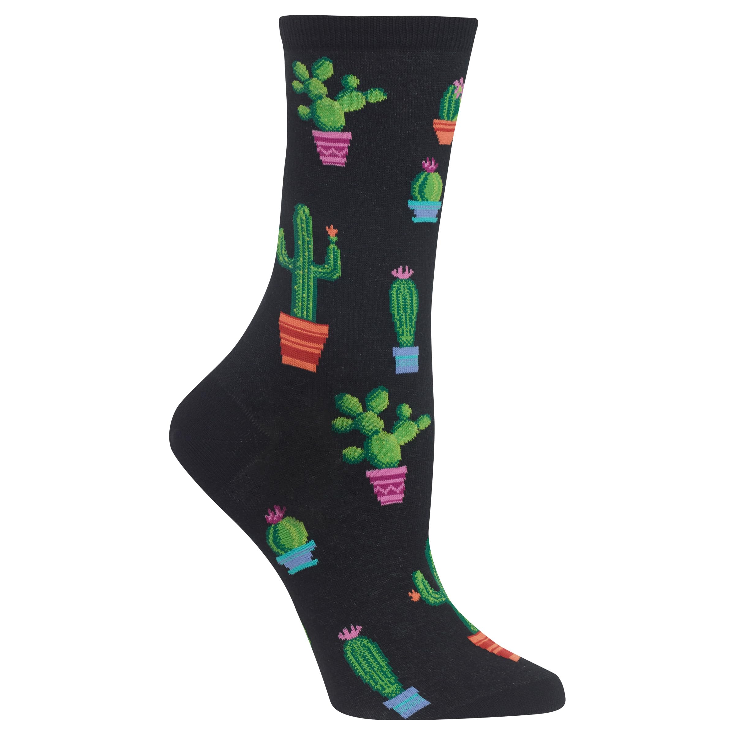 Hot Sox Women's Novelty Floral Casual Crew Socks Casual Sock