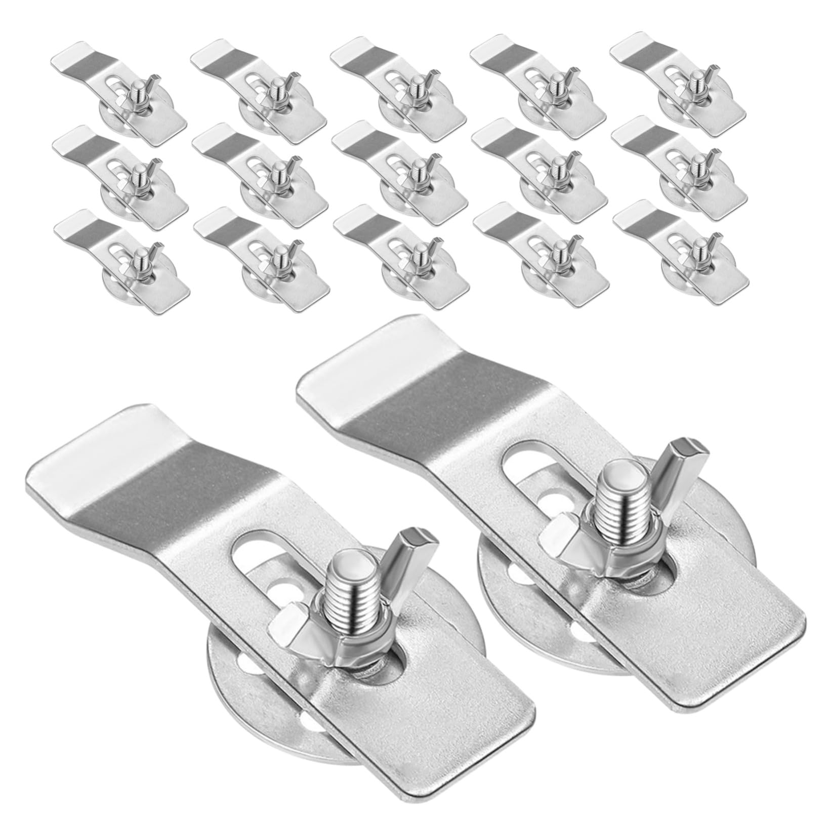 Clips de fixation pour évier sous plan de cuisine et salle de bain en acier inoxydable