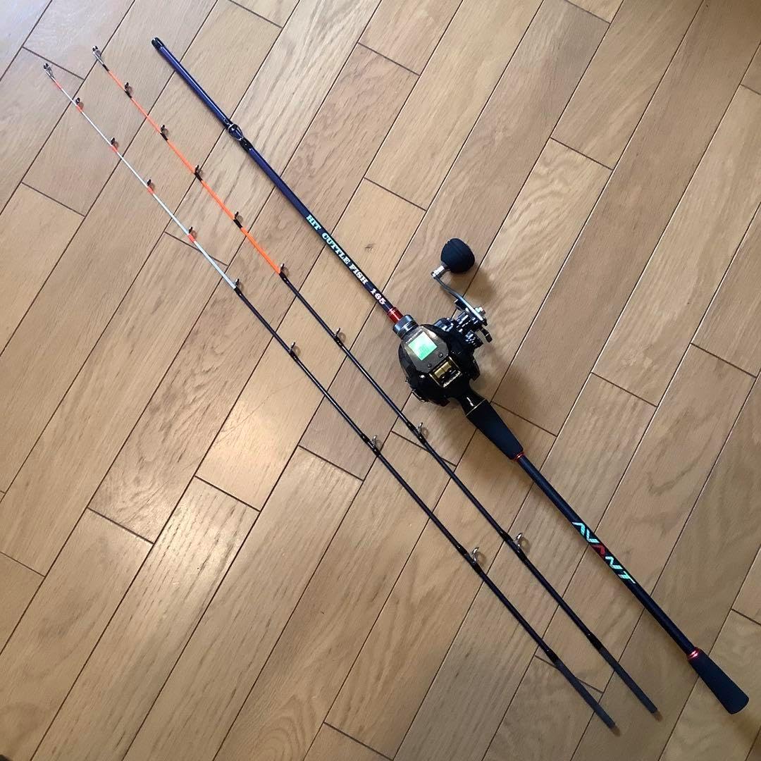 タイラバ　イカメタル1.65m 2WAYロッド&デジタルカウンター付ベイトリール タイラバ イカメタル1.65m 2WAYロッド&デジタルカウンター付