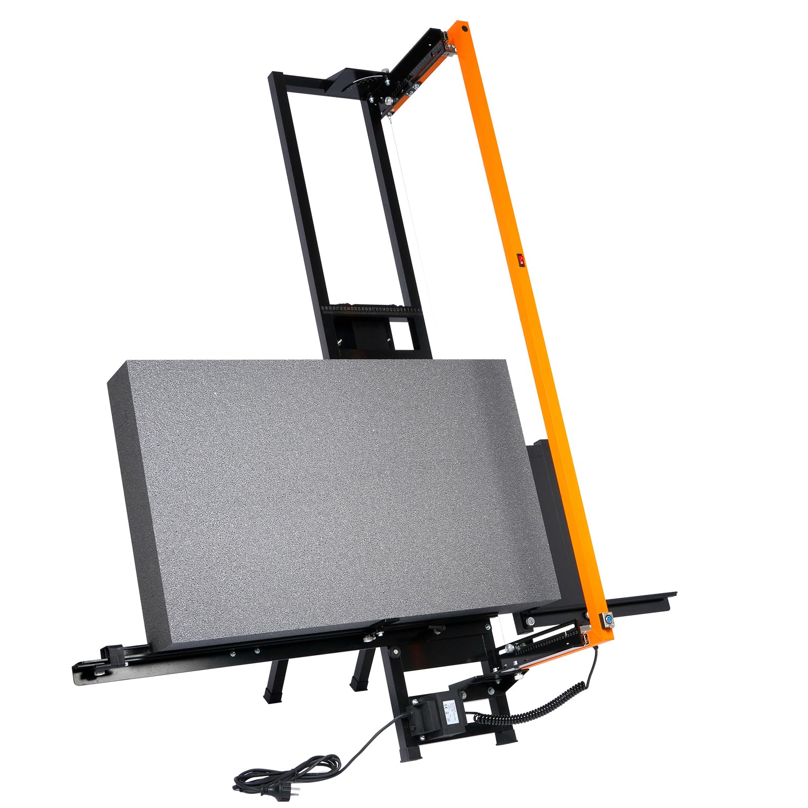 Cortador de poliestireno M6, con carcasa de aluminio soldado, 250 W de un cortador de alambre caliente de alta precisión, tamaño máximo de corte 1350 x 330 mm, incluye 10 cables de corte