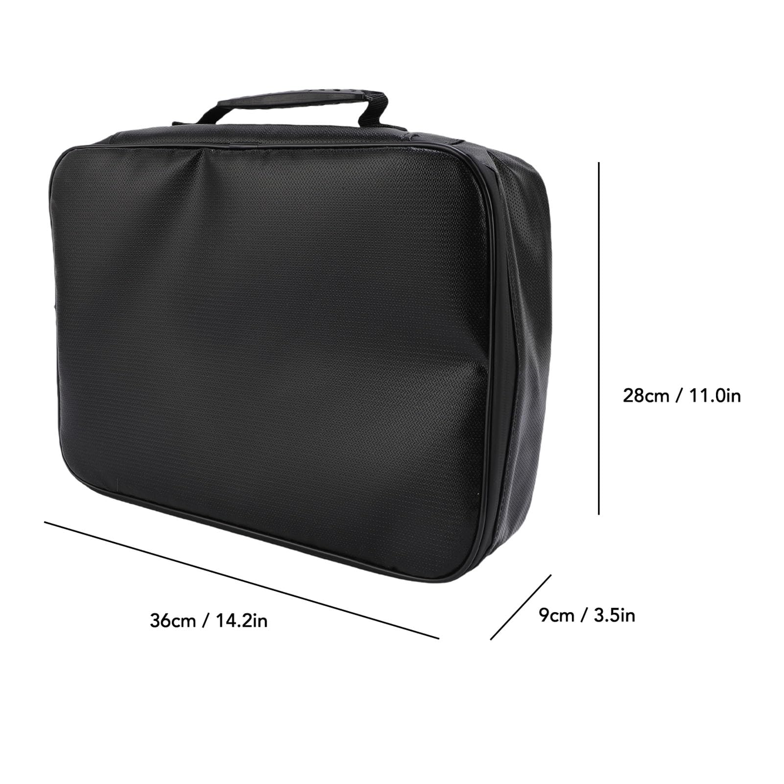 Borsa per Documenti Ignifuga con Serratura Borsa Portadocumenti Rigida Ignifuga con Portadocumenti con Serratura Custodia Rigida Portatile per Viaggi a Casa Archiviazione Documenti