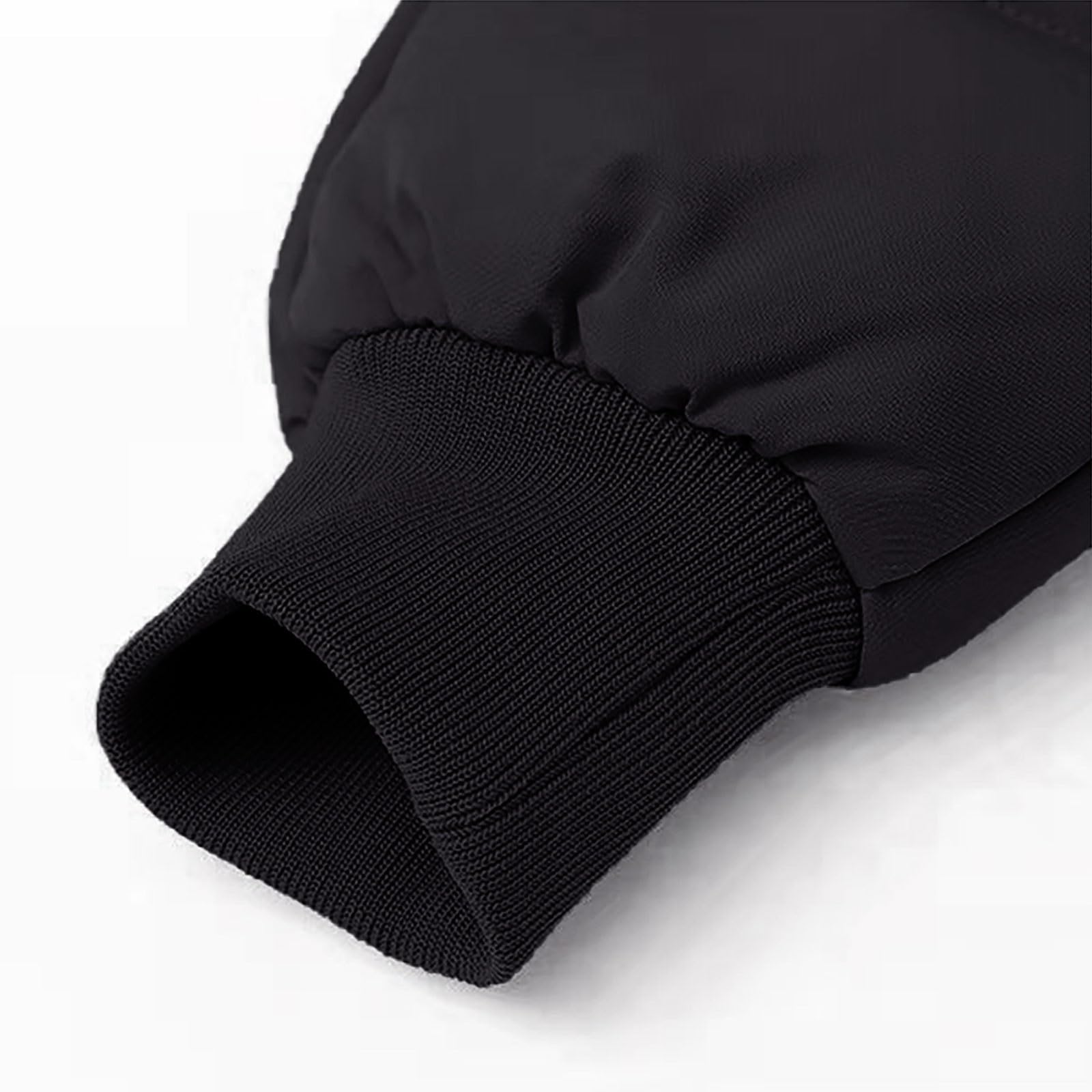 duxyoz Manteau d'hiver épais et chaud pour enfants - Parka solide et légère - Rembourrée - Avec capuche en fausse fourrure - Manches longues - Coupe-vent - Thermique - Matelassé - 10-15 ans
