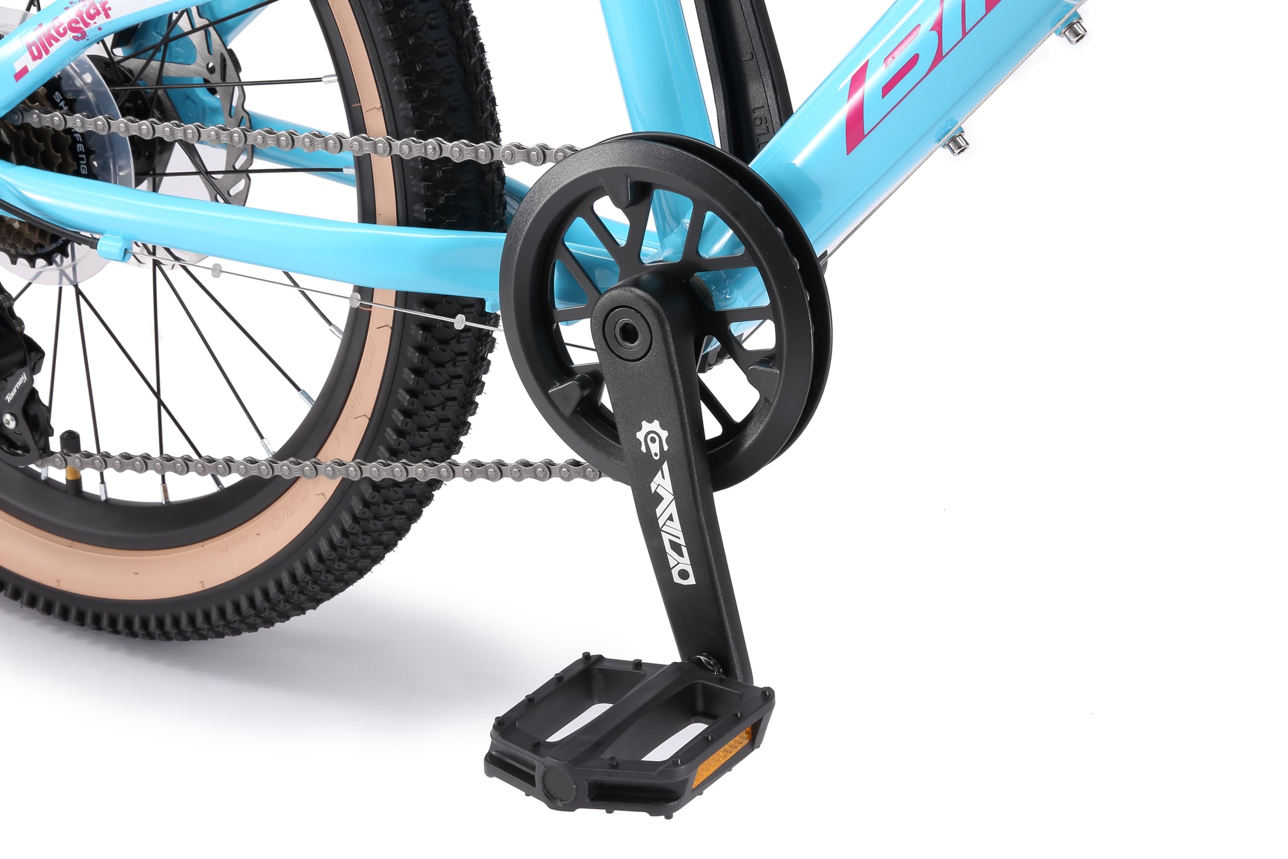 BIKESTAR MTB Mountain Bike Alluminio per Bambini 6-9 Anni | Bicicletta 20 Pollici 7 velocità Shimano, Hardtail, Freni a Disco, sospensioni