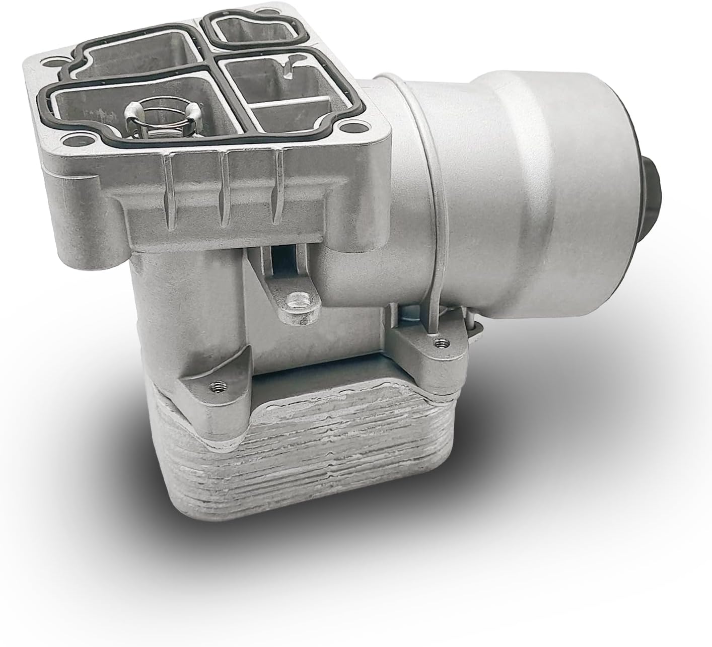 263003LAA0 Aluminum Engine Oil Cooler Fit for Hyundai Genesis G80 2017-2020 Palisade 2020-2024 & Kia Cadenza 17-20 Sedona Sorento Telluride Oil Filter Housing Adapter Assembly Replace# 26300-3LAA0