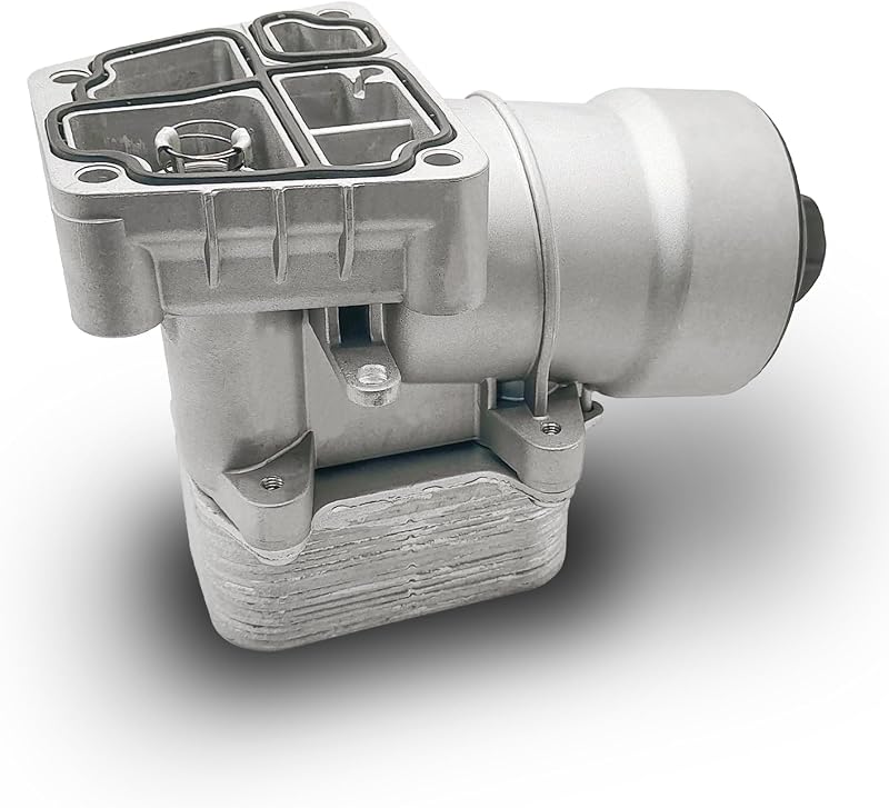 Carcaça do filtro e resfriador de óleo do motor TINJO 03L115389H em alumínio para VW Amarok, Passat e Audi A3/Q3 2.0L TDI – 1 unidade