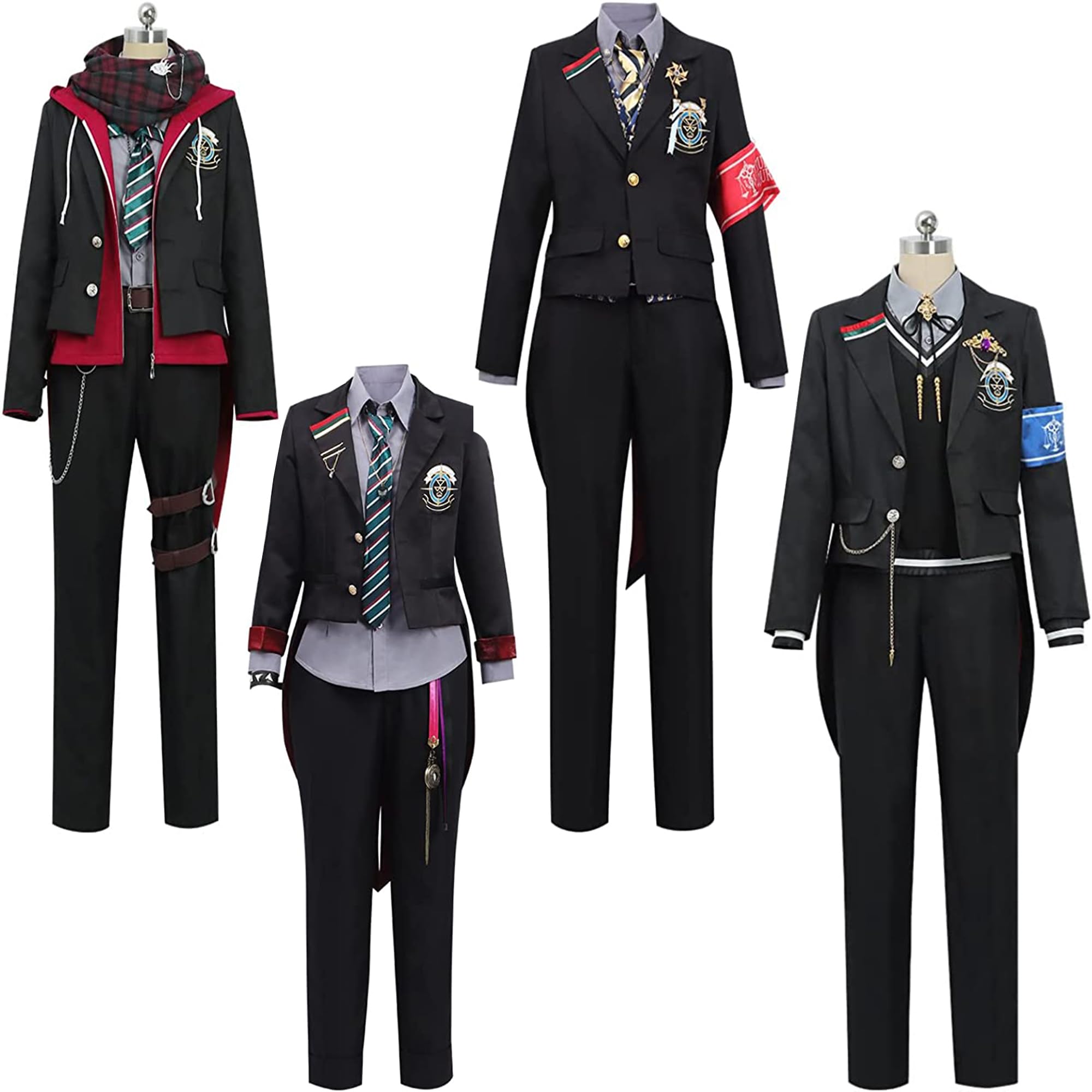 [CSPY]コスプレ衣装 VTuber セラフ ダズルガーデン 風楽奏斗 渡会雲雀 四季凪アキラ 制服 スーツ 同期 衣装 コスプレ コスプレ服 コスプレ衣装