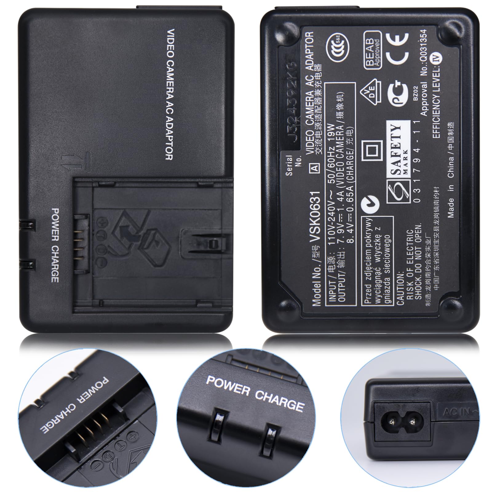 Amazon.com : VSK0631 Camera Battery Charger for Panasonic VSK0650