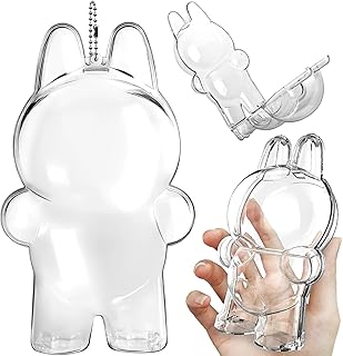 Anuncio patrocinado: Estuche Acrílico Transparente para Figuras de Caja Ciega, Estuche Protector para Labubu con Cadena Me...