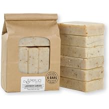 SIMPLICI Lavender Bar Soap Value Bag 6 Bars by Simplici