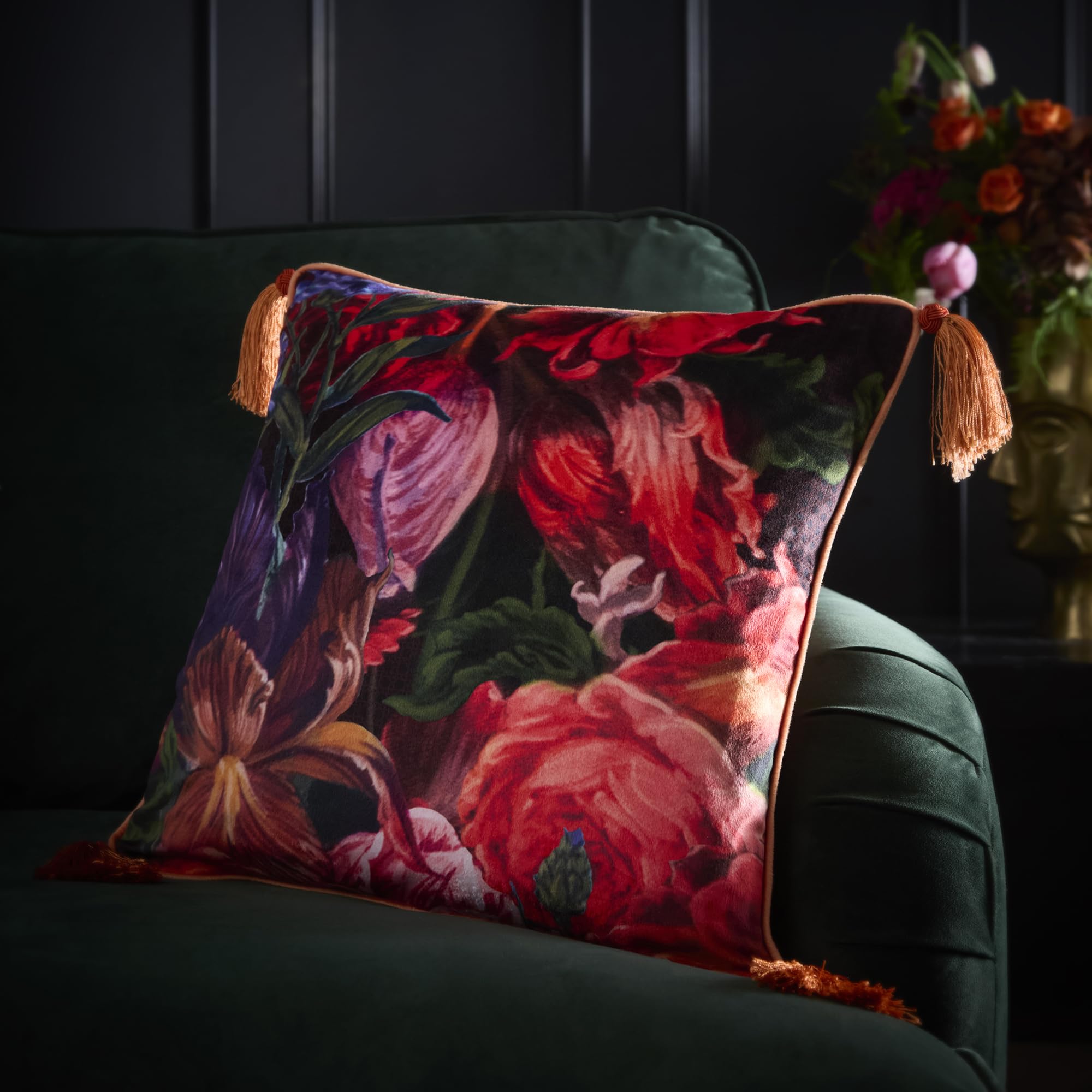 Laurence Llewelyn-Bowen Grande Chintz Cushion Multi