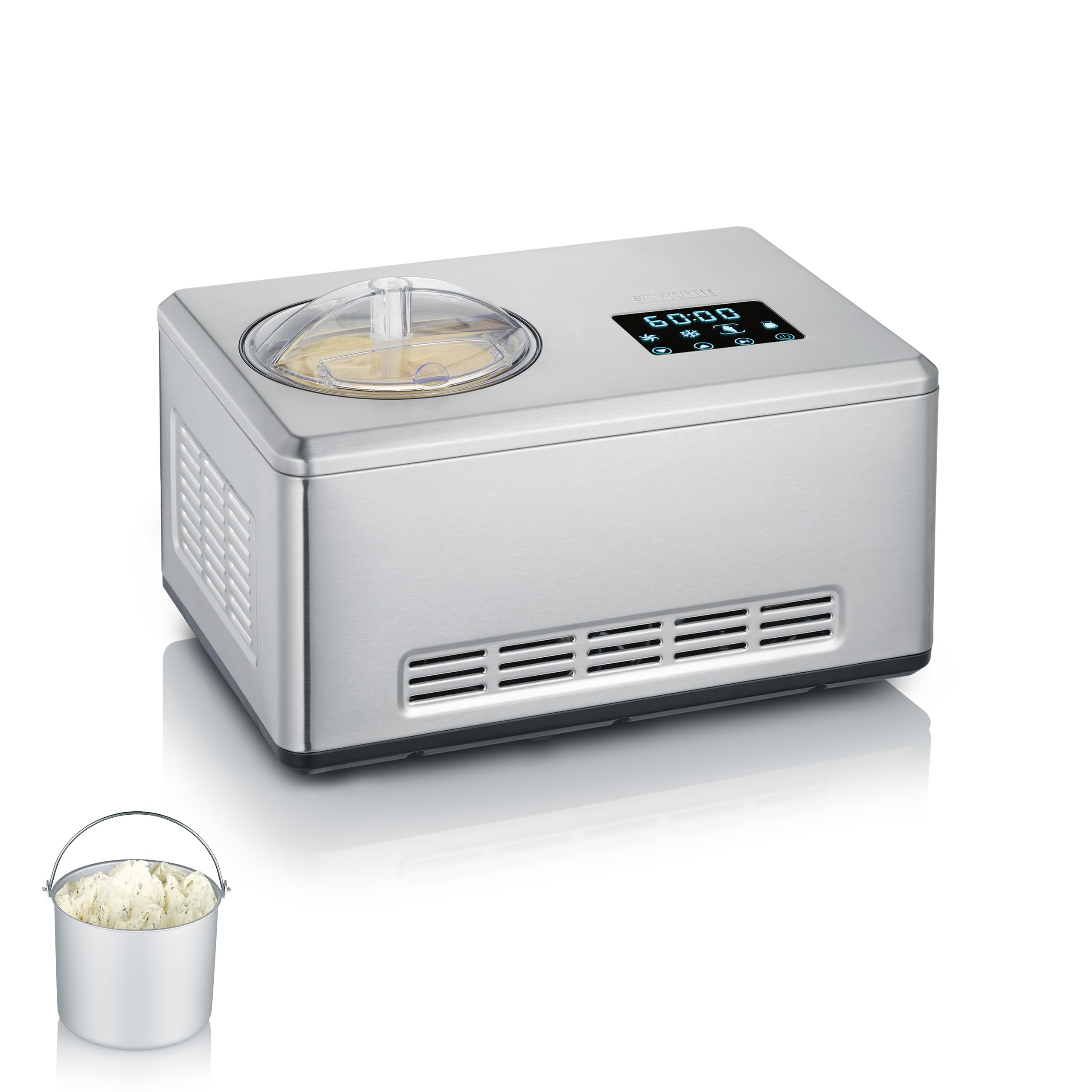 SEVERIN 2-in-1 Eismaschine EZ 7405 mit Joghurtfunktion