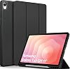 Fogy Samsung Galaxy Tab S11 2025 11 inç SM-X730 / SM-X736 için S Pen Tutuculu Kılıf Dik Durma Fonksiyonlu İnce PU Deri Koruyucu Kılıf (Siyah)