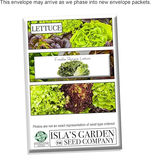 Miniatura 7 de Pecas semillas de lechuga romana, más de 1000 semillas tradicionales por paquete, semillas de jardín de Isla (semillas de jardín de Isla), semillas